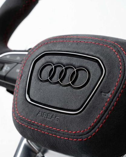 Sportlenkrad für Audi A3 S3 RS3, A4 S4 RS4, A5 S5 RS5, Q7 SQ7, Q8 SQ8 RSQ8 - Matt Carbon